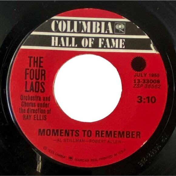 The Four Lads Moments to Remember No Not Much Vinyl 1958 Rock Columbia Album - Picture 2 of 9